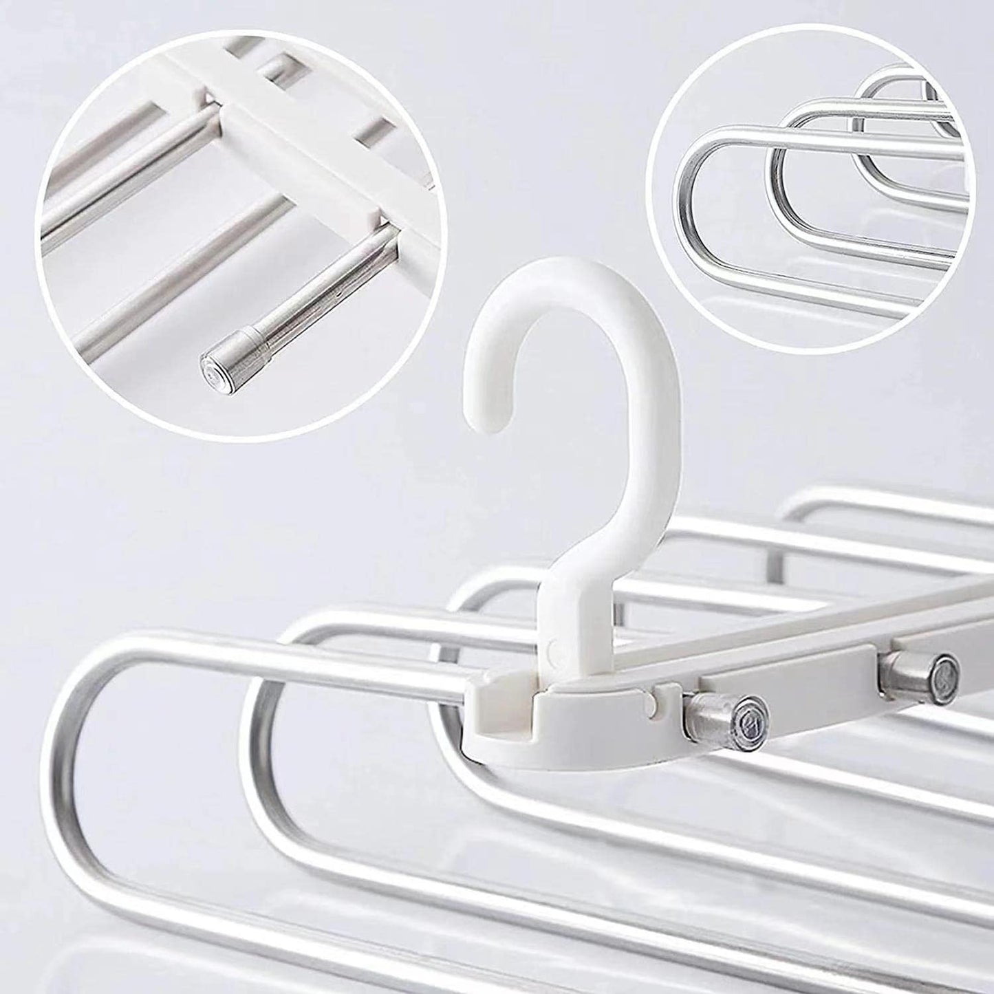 5 in 1 Pant rack shelves  ( Pack of 3)
