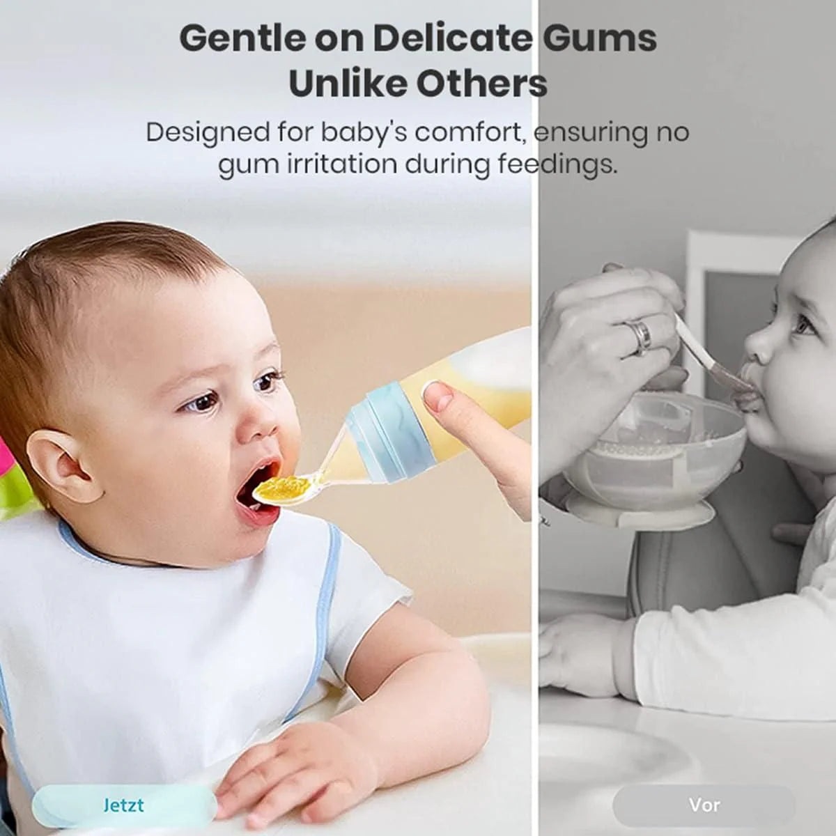 Premium Baby Food Squeeze Feeder Spoon (Lifetime BPA & Bacteria Free)
